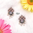 Oxidized Earrings - 433