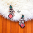 Oxidized Earrings - 445