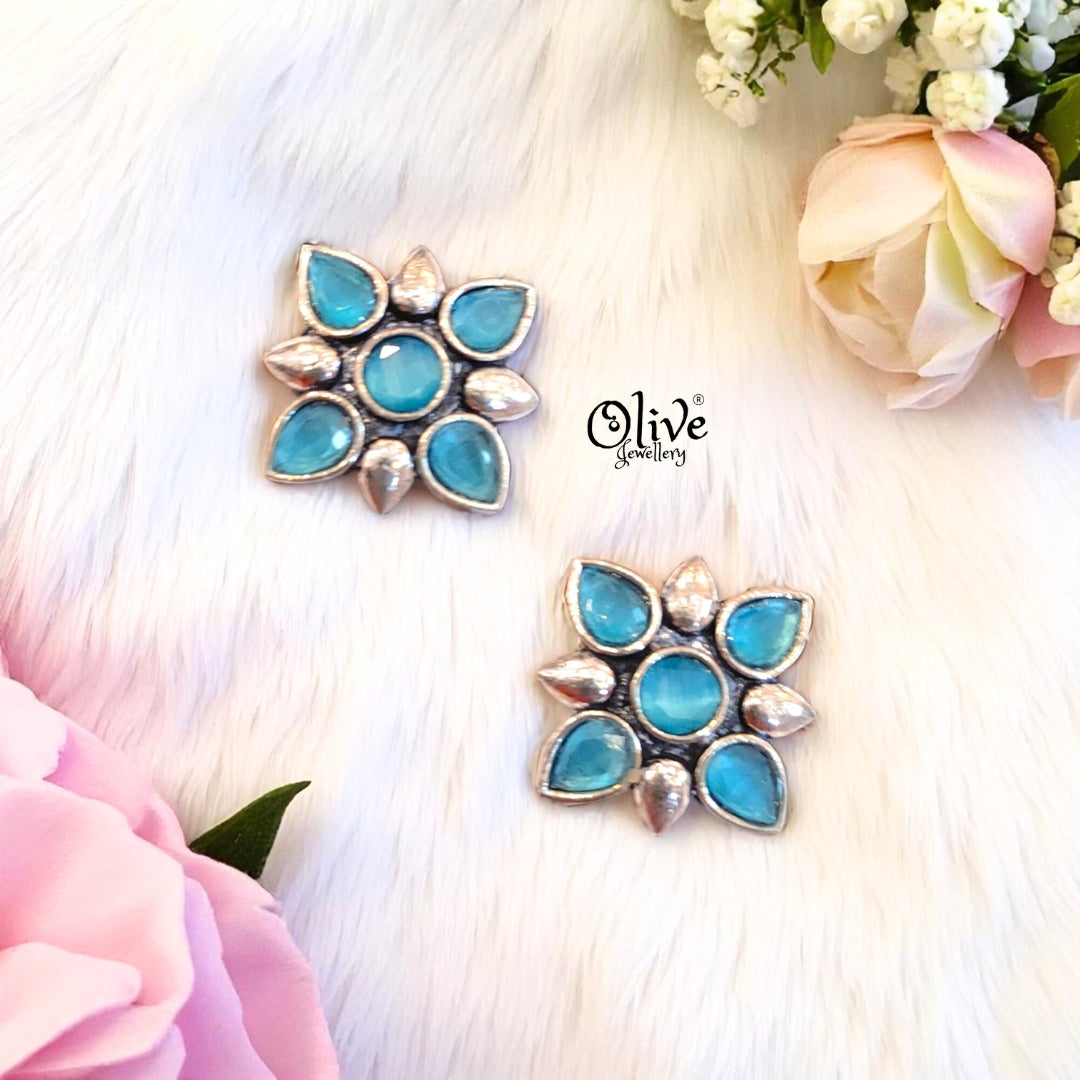 Oxidized Earrings - 465