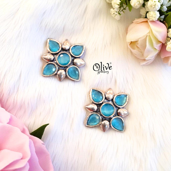 Oxidized Earrings - 465