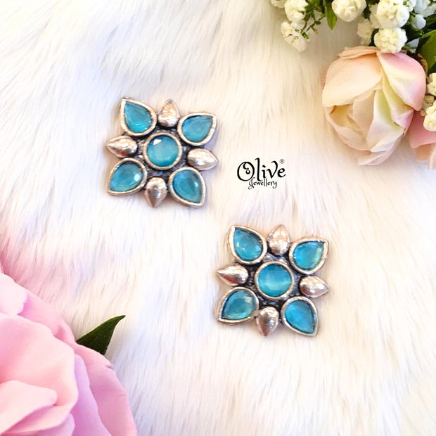 Oxidized Earrings - 465