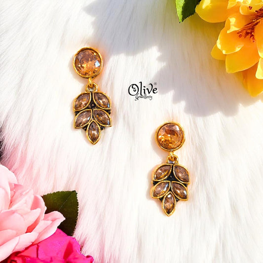 Oxidized Earrings - 499