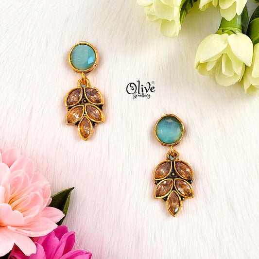 Oxidized Earrings - 499