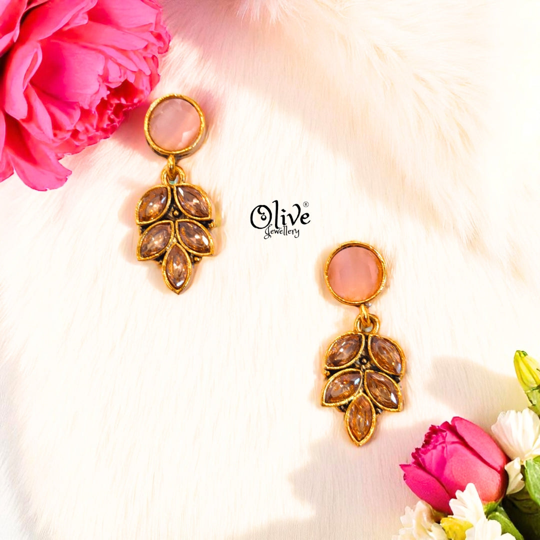 Oxidized Earrings - 499
