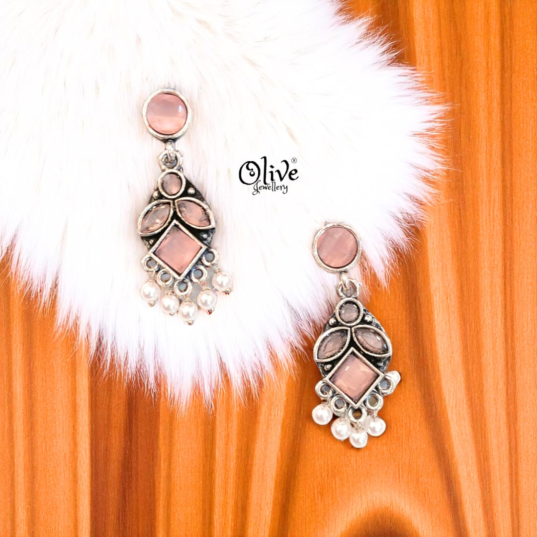 Oxidized Earrings - 511