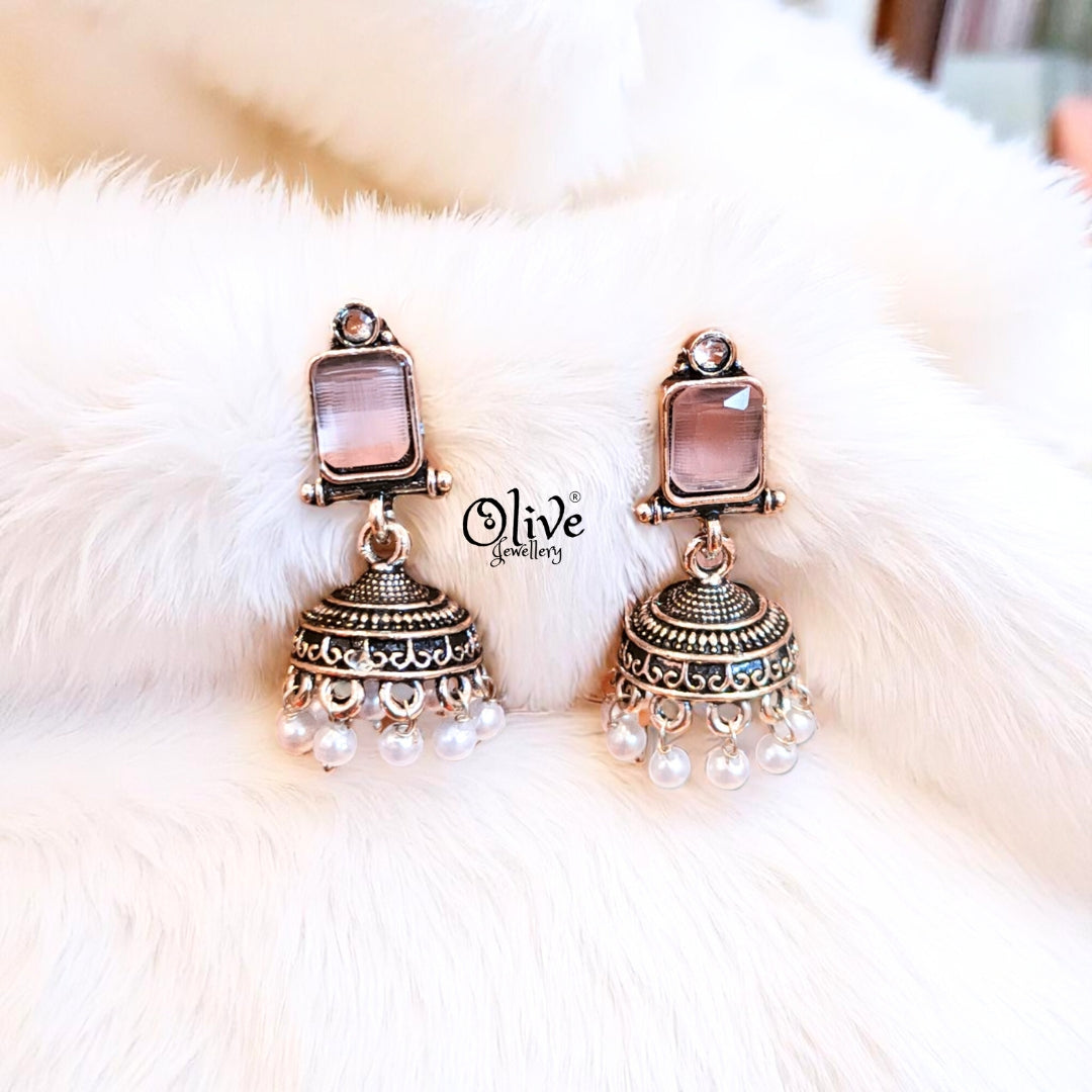 Oxidized Earrings - 532