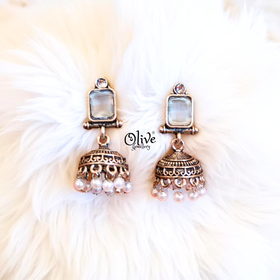 Oxidized Earrings - 532