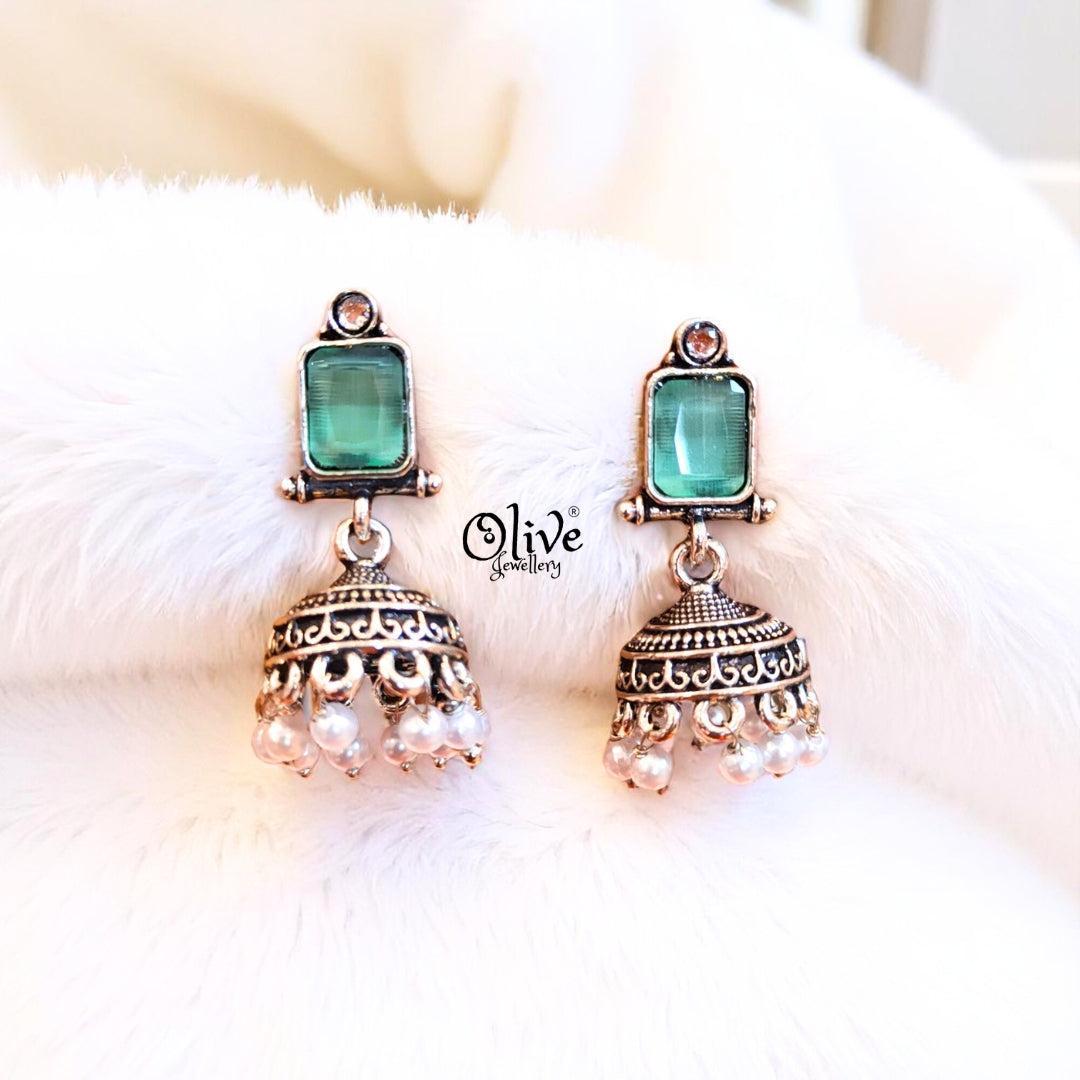 Oxidized Earrings - 532