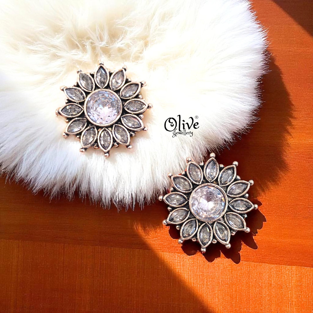 Oxidized Earrings - 550