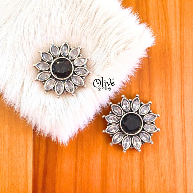 Oxidized Earrings - 550