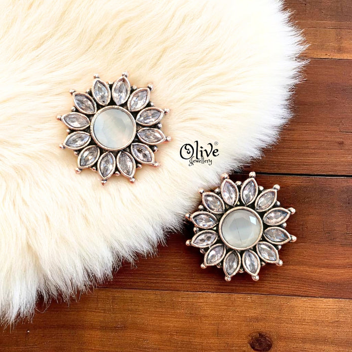 Oxidized Earrings - 550