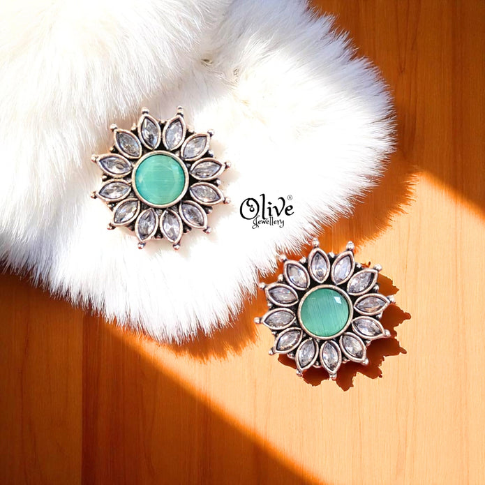 Oxidized Earrings - 550