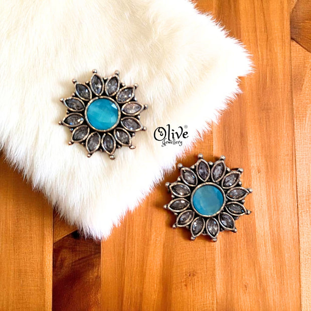 Oxidized Earrings - 550