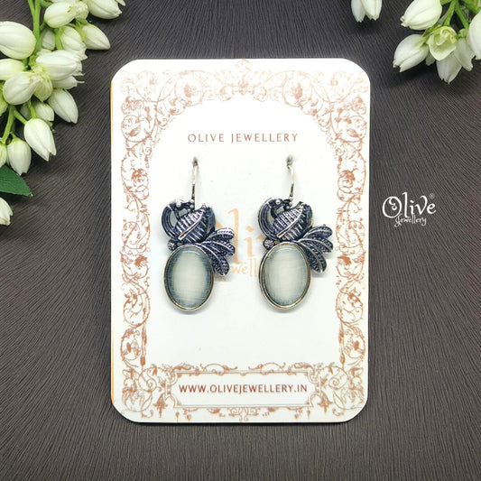 Oxidized Earrings - 585