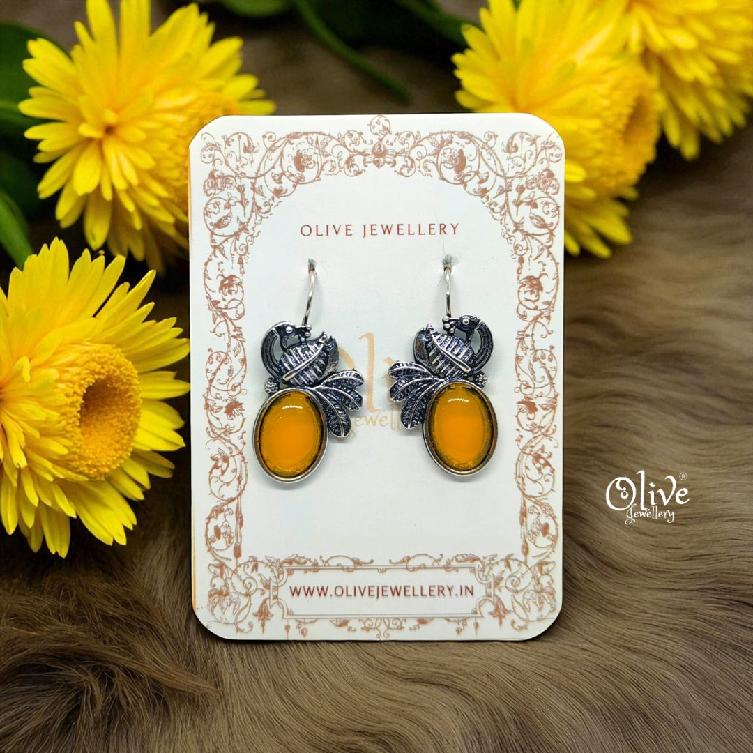 Oxidized Earrings - 585