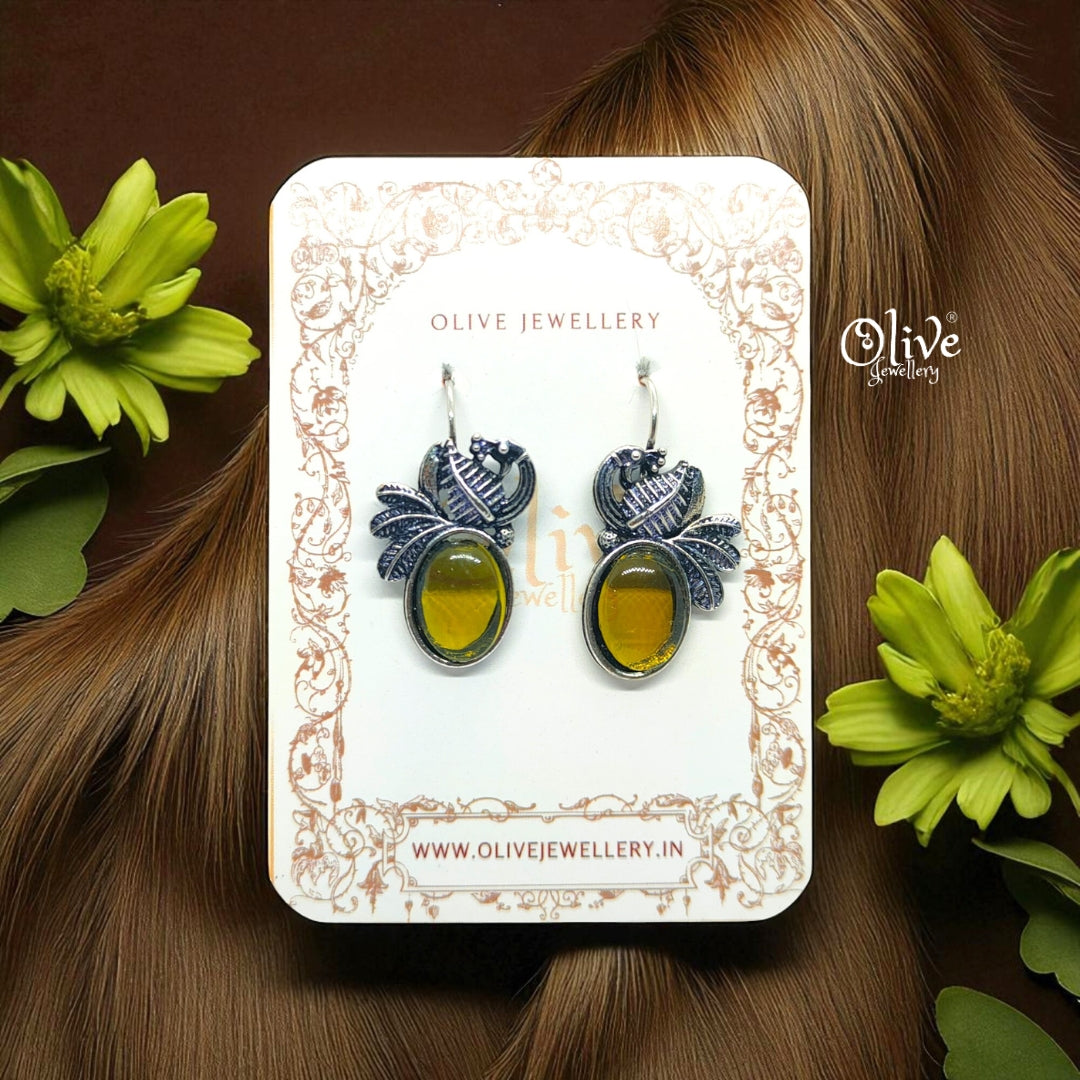Oxidized Earrings - 585