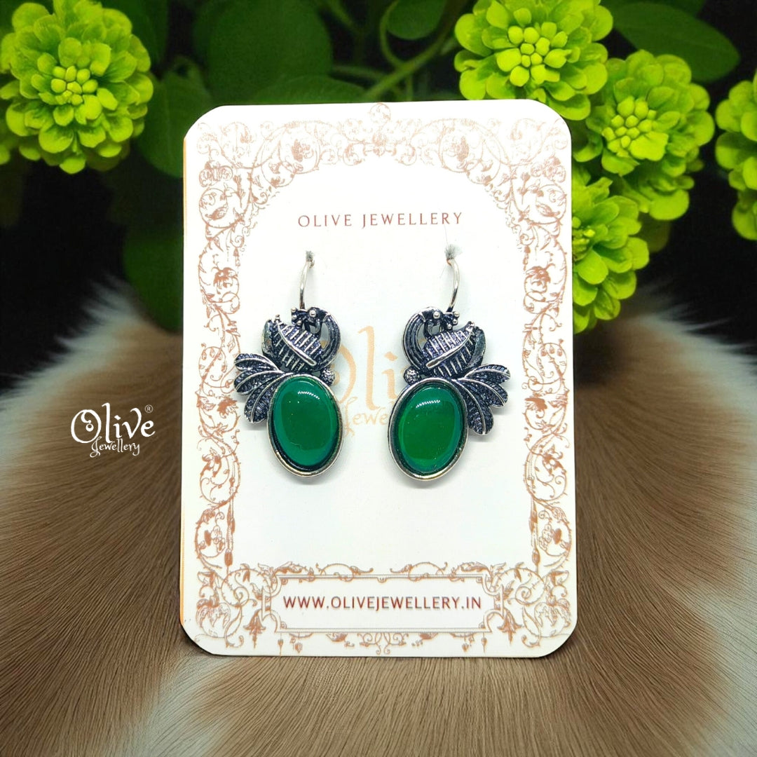 Oxidized Earrings - 585