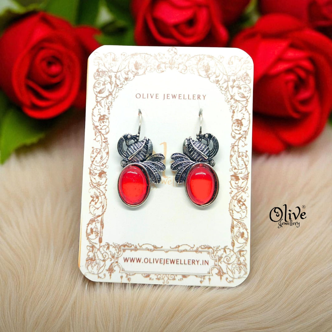 Oxidized Earrings - 585