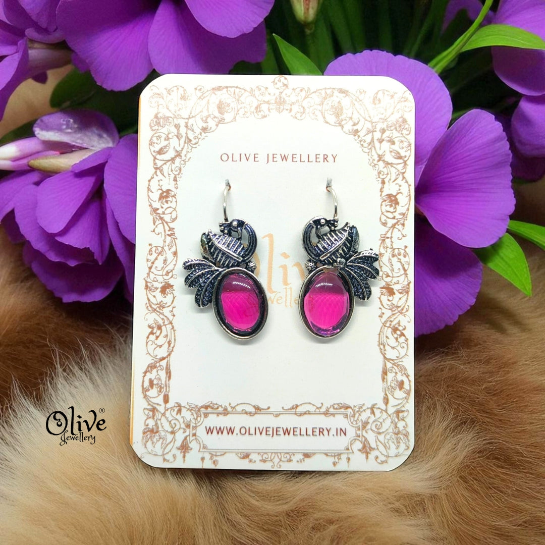 Oxidized Earrings - 585