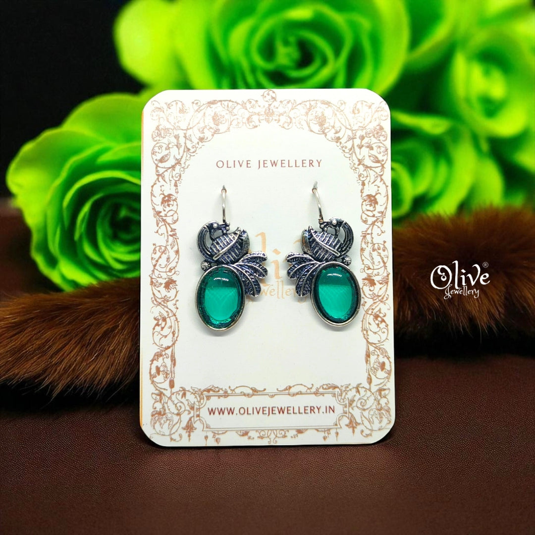 Oxidized Earrings - 585