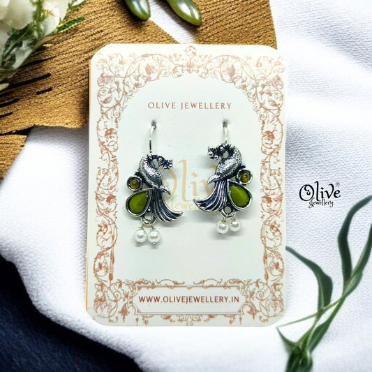 Oxidized Earrings - 597