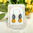 Oxidized Earrings - 604