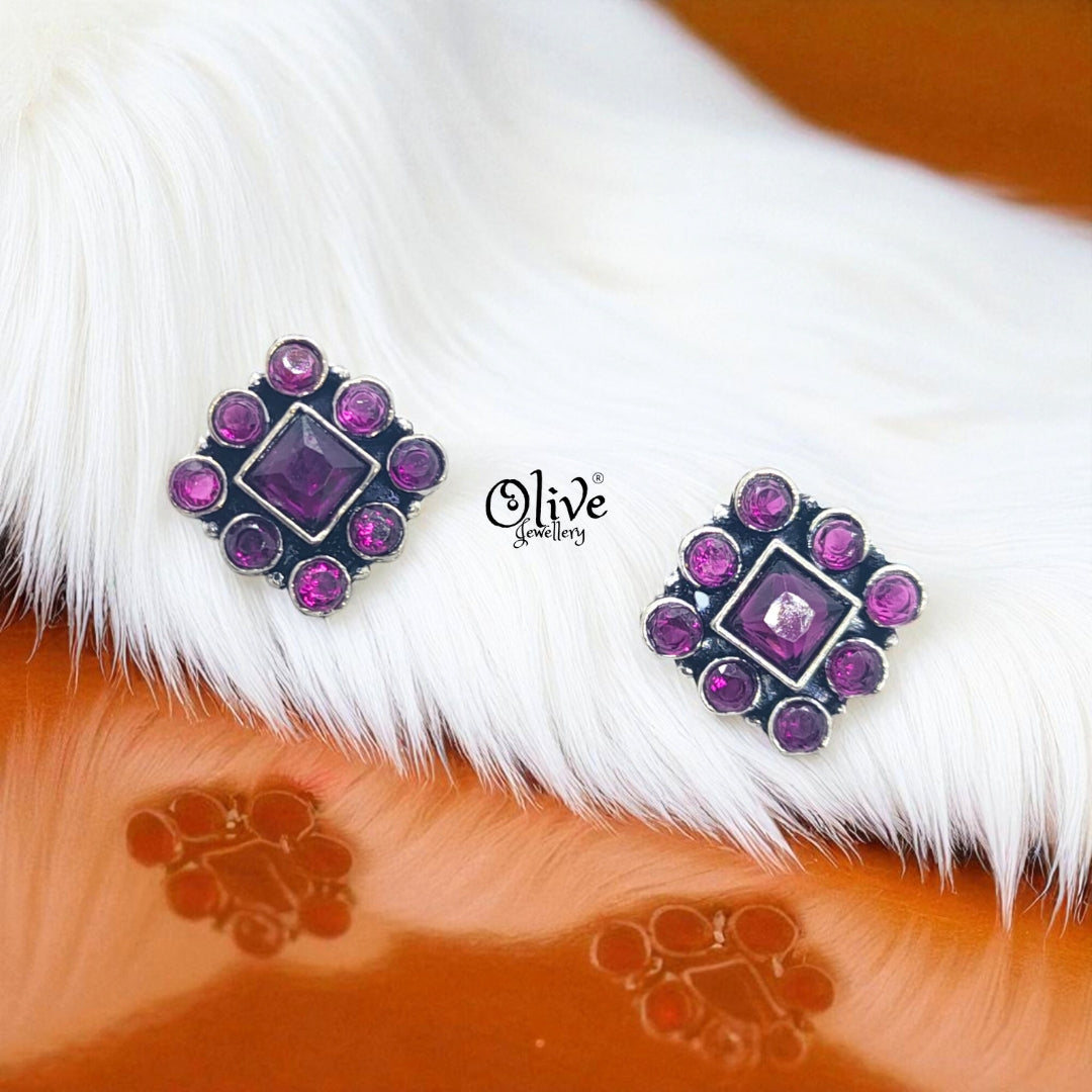 Oxidized Earrings-625