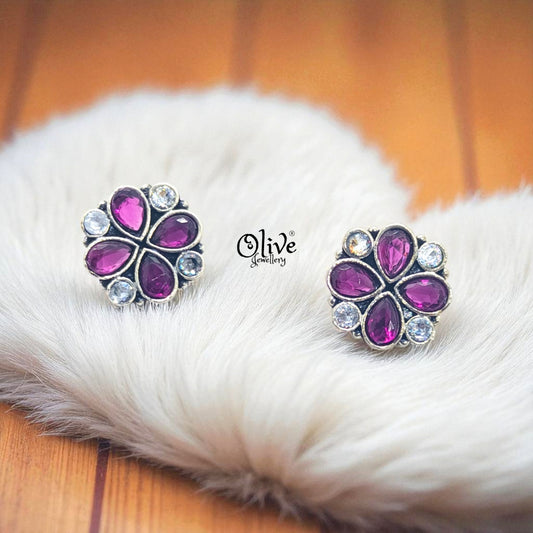 Oxidized Earrings-633