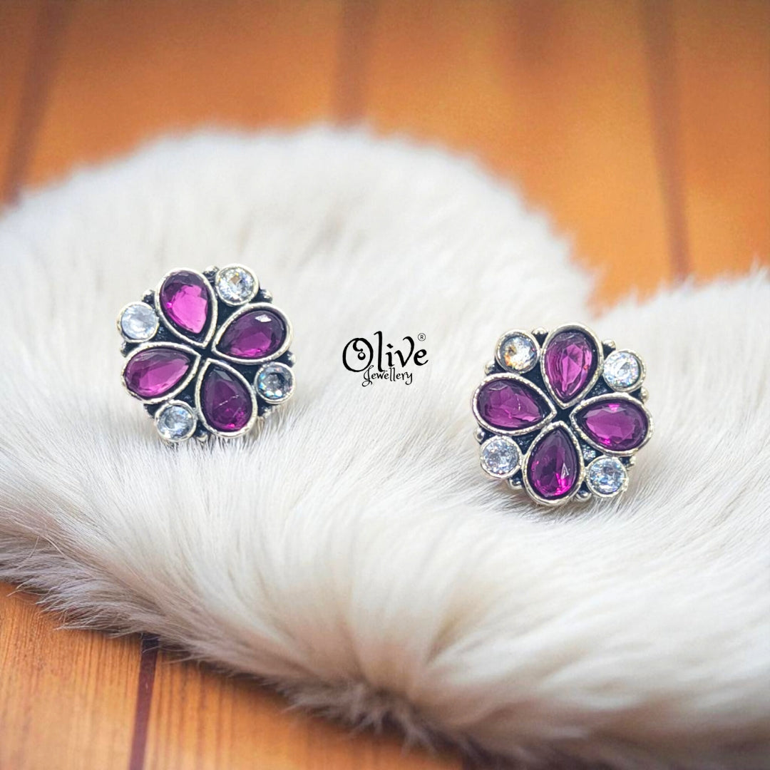 Oxidized Earrings-633