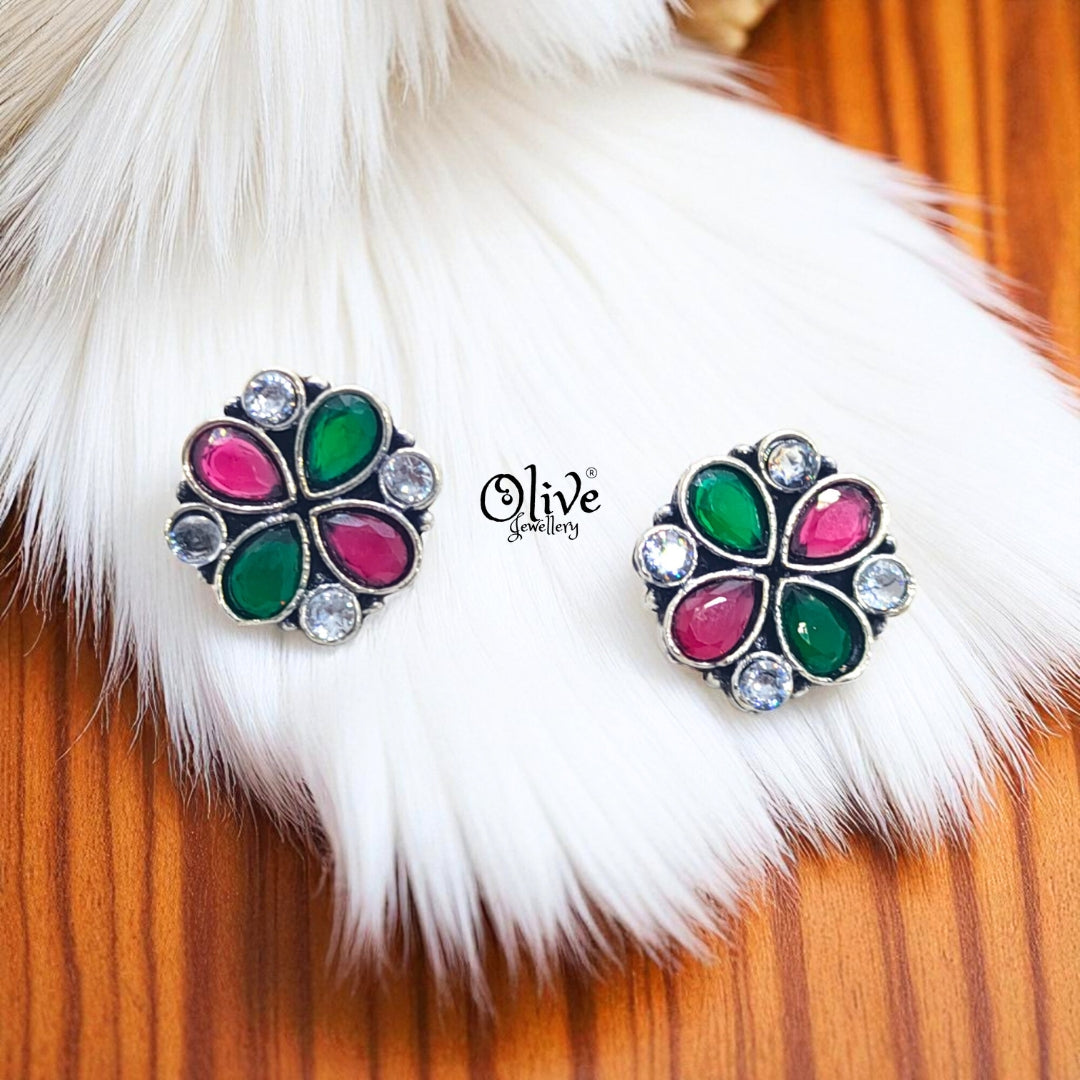 Oxidized Earrings-633