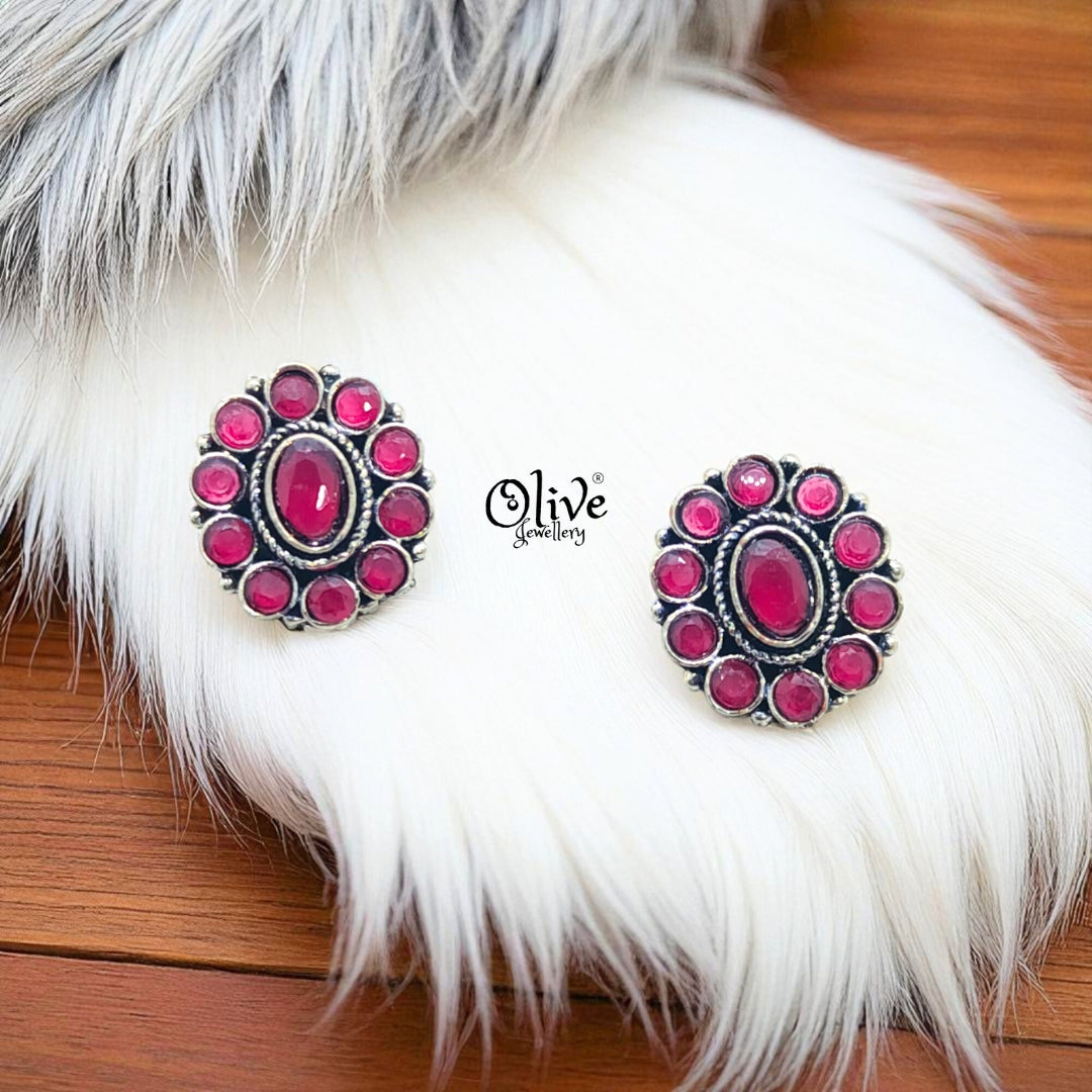 Oxidized Earrings-642