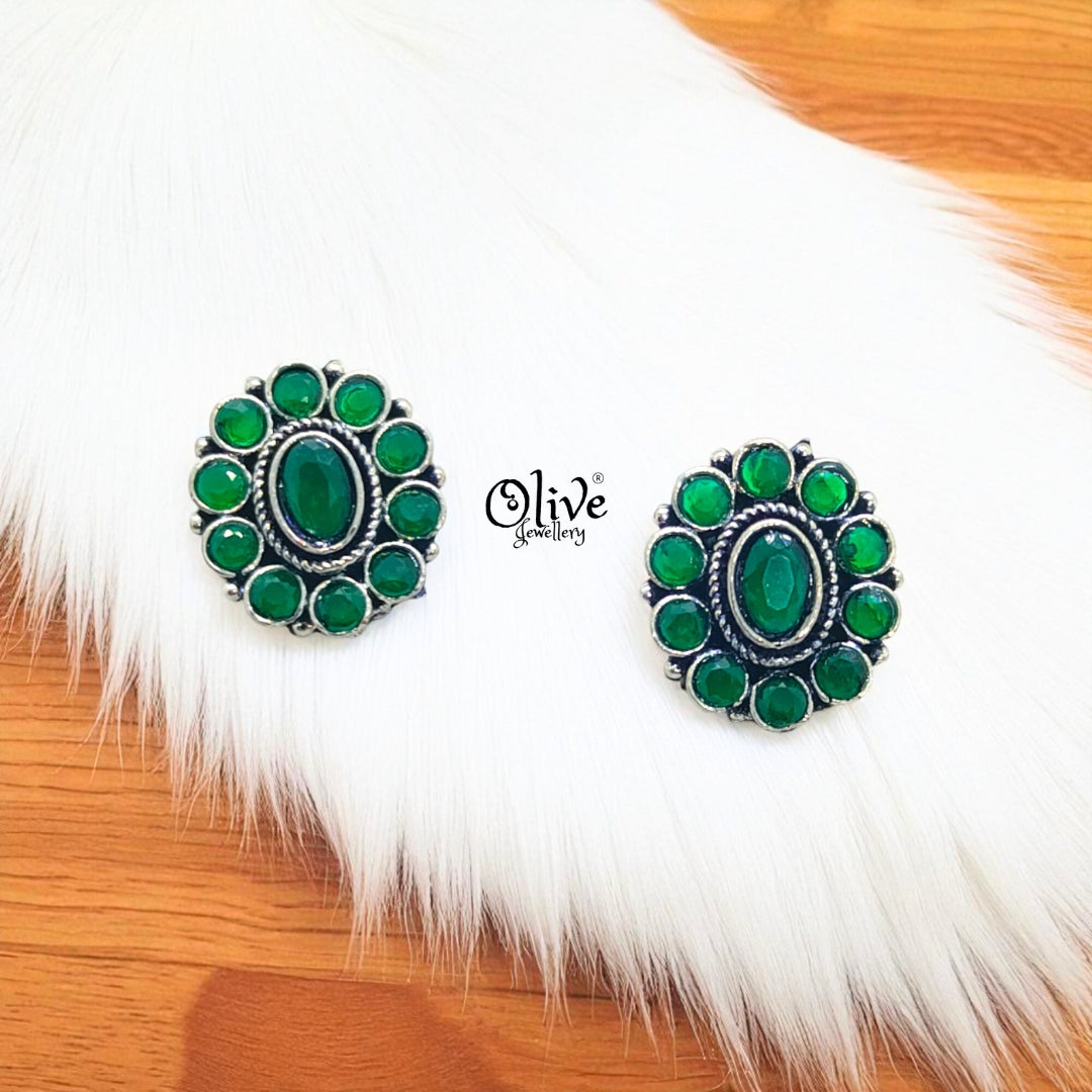 Oxidized Earrings-642
