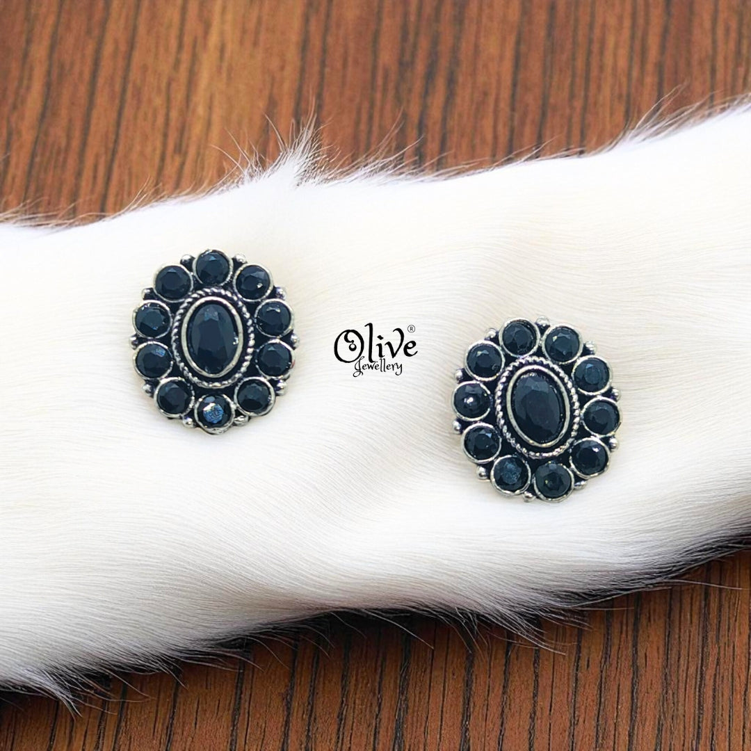 Oxidized Earrings-642