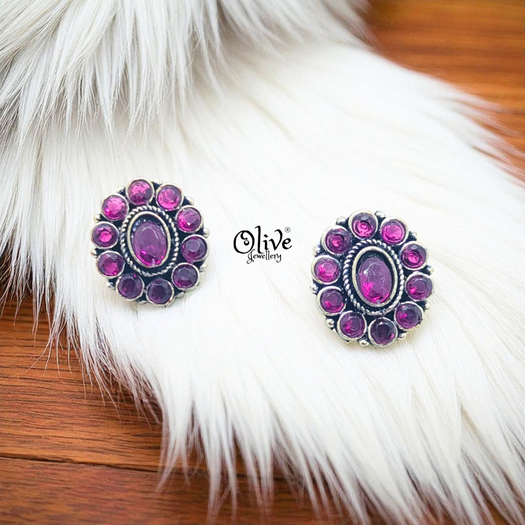 Oxidized Earrings-642