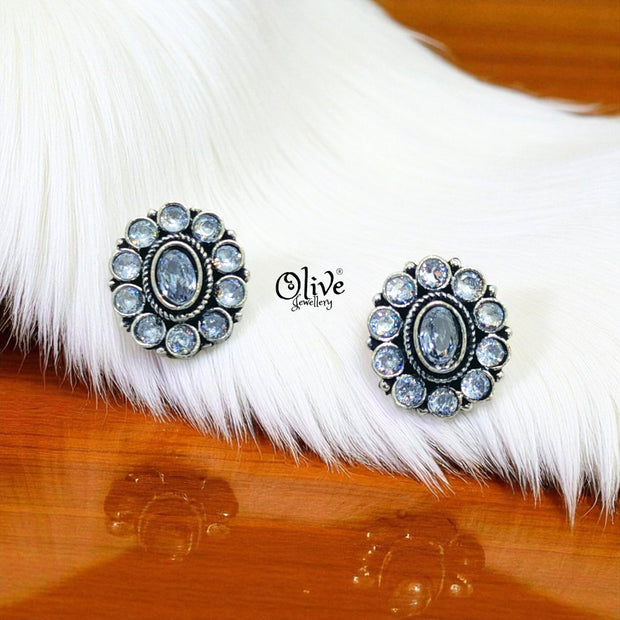 Oxidized Earrings-642