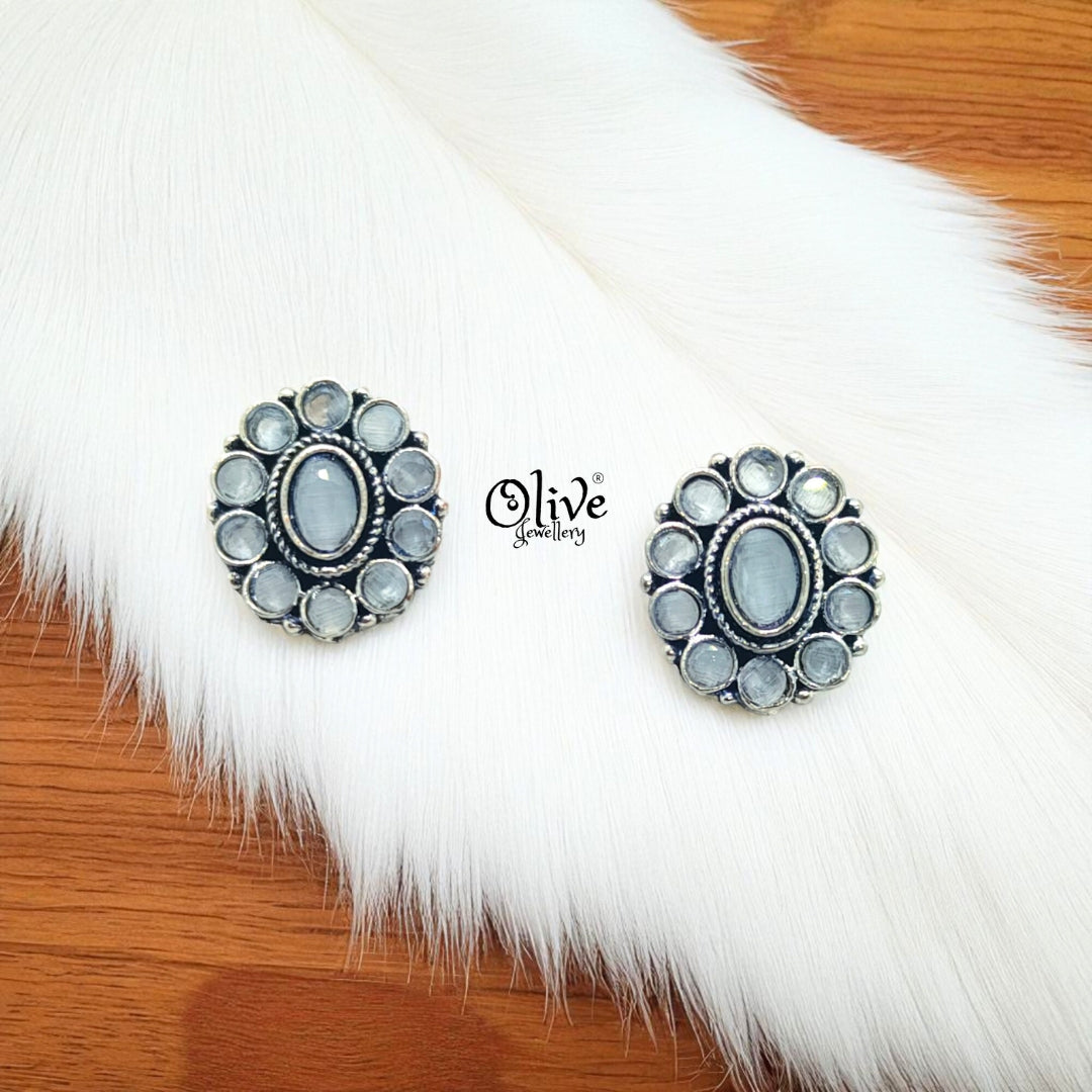 Oxidized Earrings-642