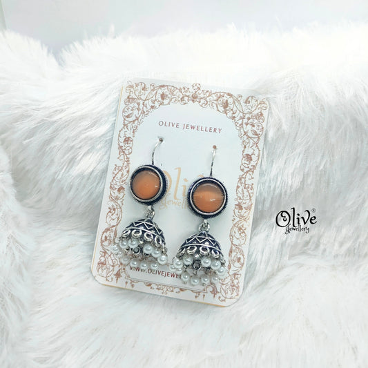 Oxidized Earrings-673