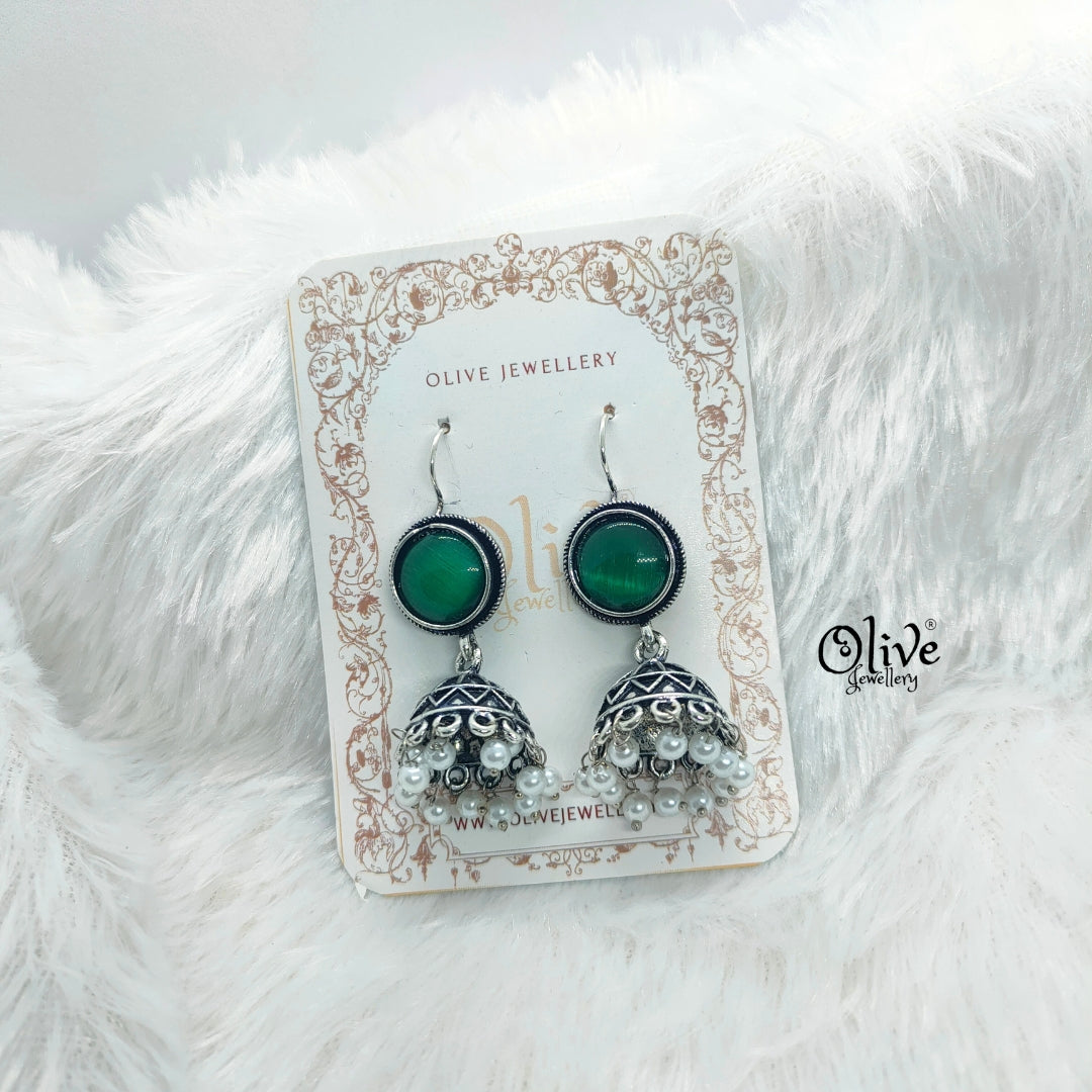 Oxidized Earrings-673