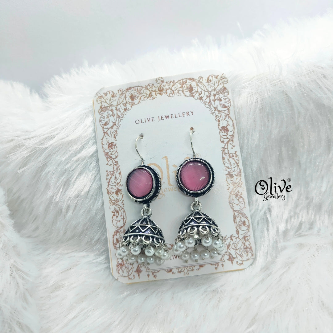 Oxidized Earrings-673