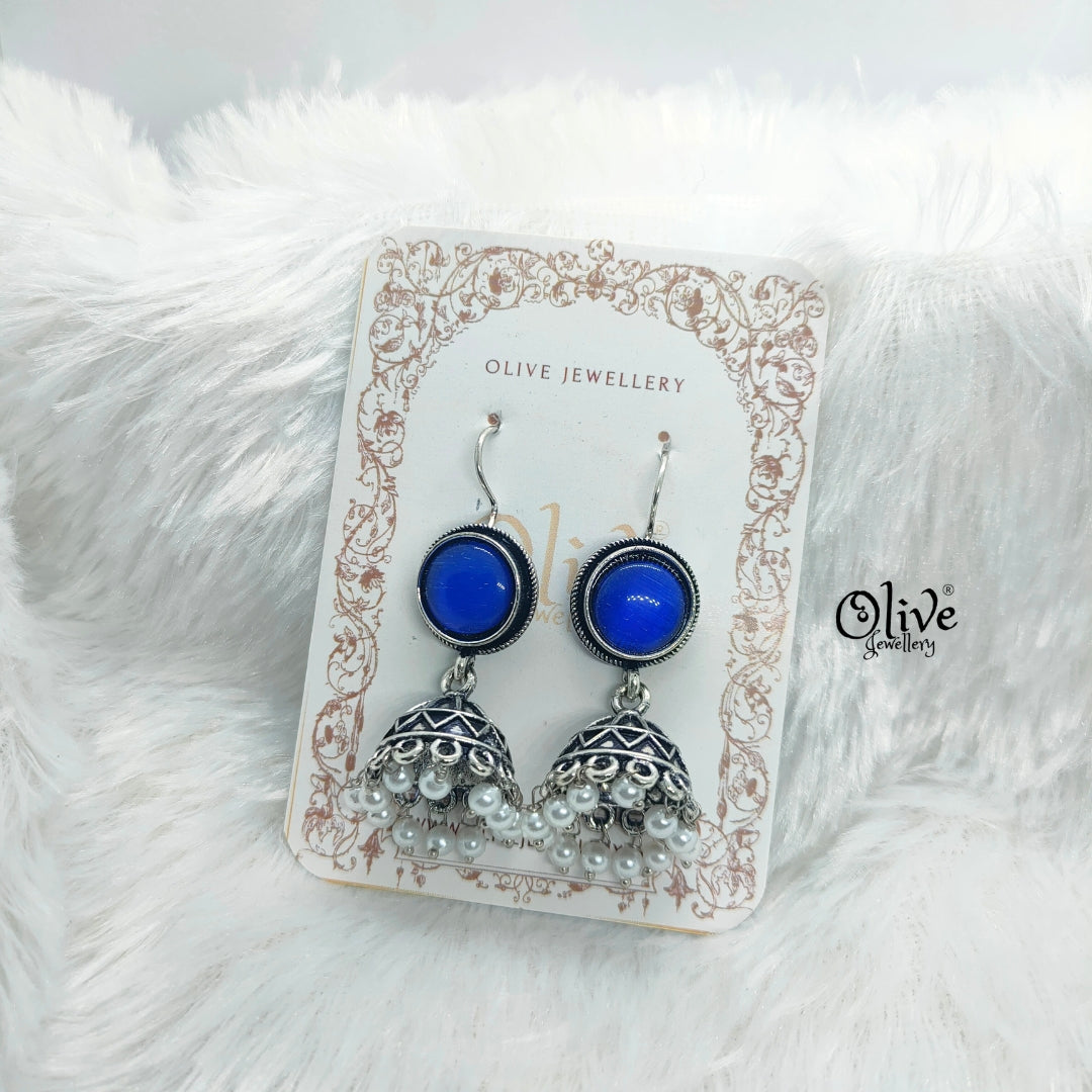 Oxidized Earrings-673
