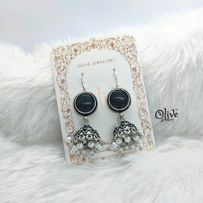 Oxidized Earrings-673