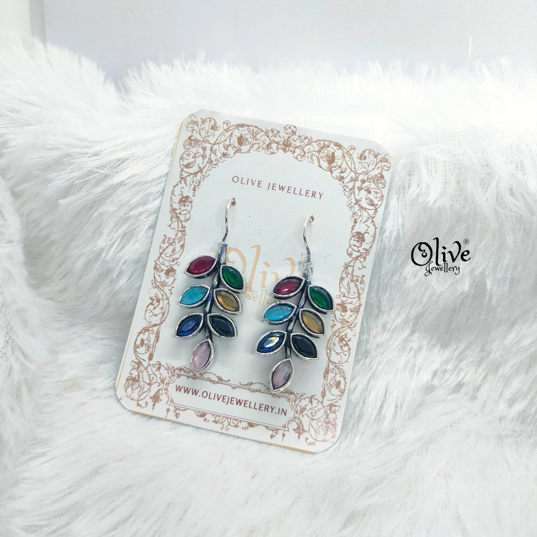 Oxidized Earrings-682