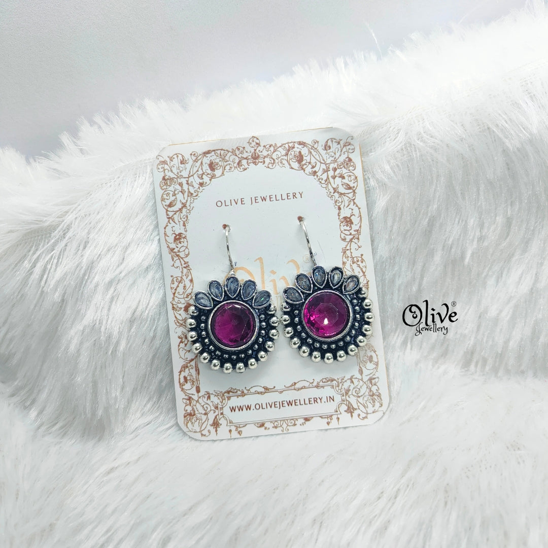 Oxidized Earrings-692