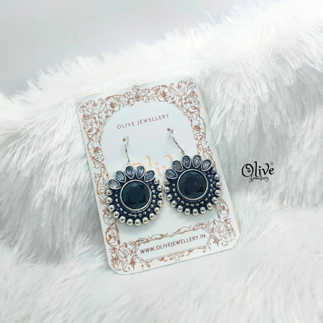 Oxidized Earrings-692