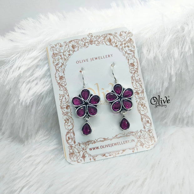 Oxidized Earrings-700
