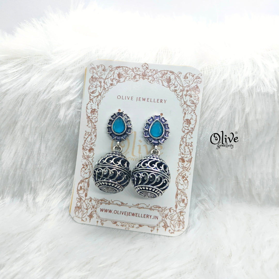 Oxidized Earrings-726