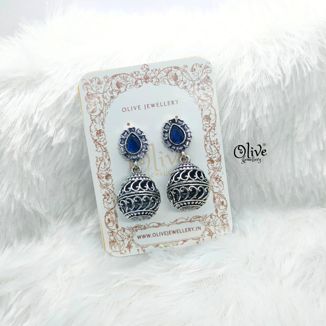 Oxidized Earrings-726
