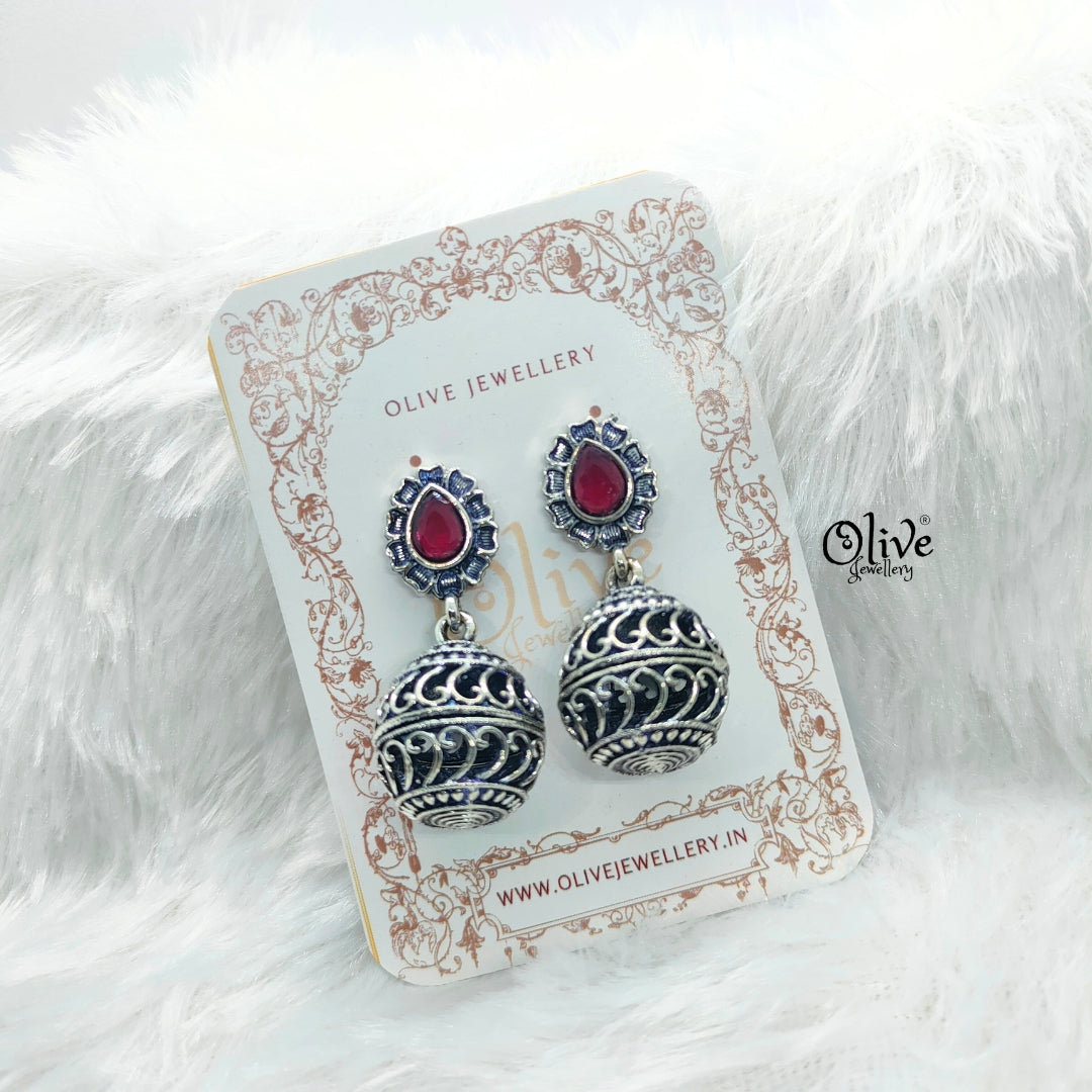 Oxidized Earrings-726