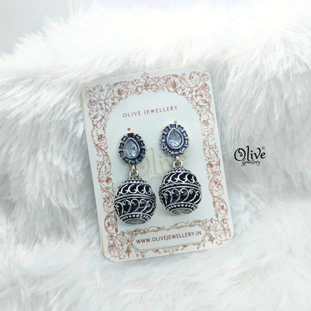 Oxidized Earrings-726
