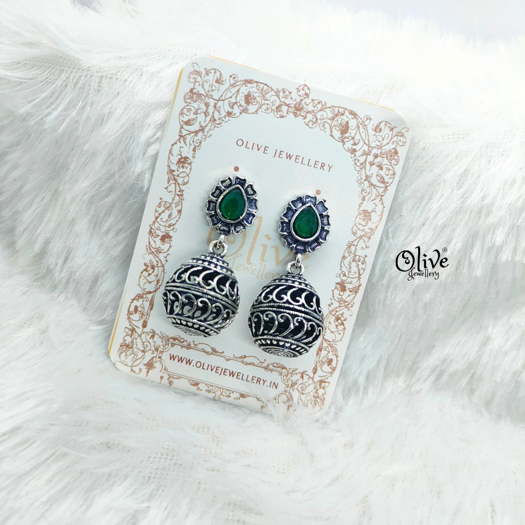 Oxidized Earrings-726